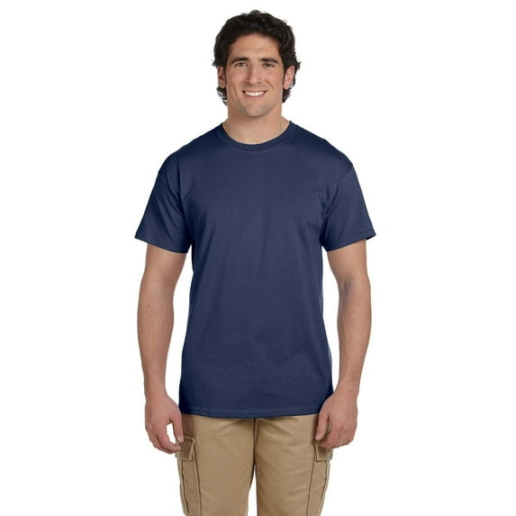 Hanes 5.2 oz., 50/50 ComfortBlend® EcoSmart® T-Shirt Heather Navy Medium