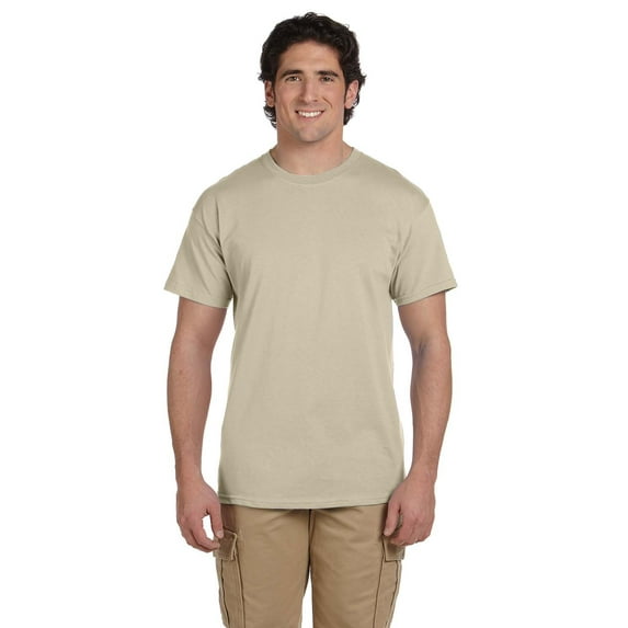 Hanes 5.2 oz. 50/50 T-Shirt (5170) Sand, L
