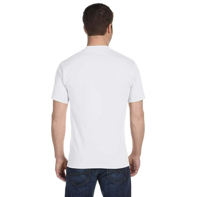 White Hanes® ComfortSoft® 100% Cotton T-Shirt - Blank