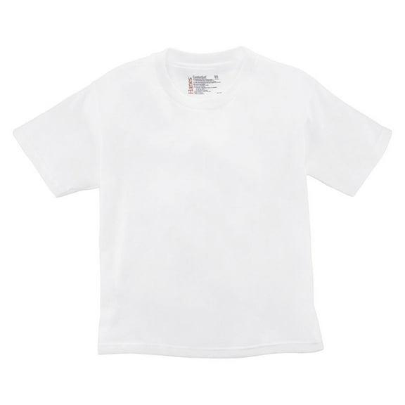 Hanes 5.2 oz. ComfortSoft Cotton T-Shirt (5280) Pack of 5- WHITE,XL