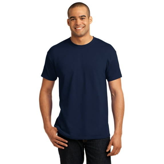 Hanes 5170 Ecosmart 50/50 Cotton/Poly T-Shirt, Pack Of 4