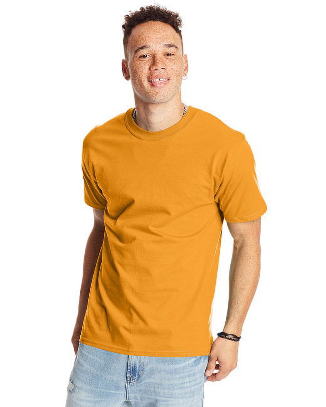 Hanes 5180 Beefy-T - 100 Cotton T-Shirt - Walmart.com
