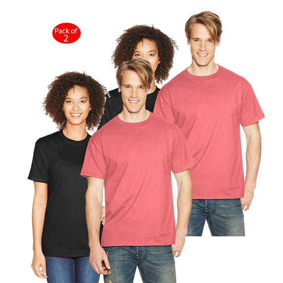 Hanes - Beefy-T T-Shirt - 5180, Charisma Coral, 3XL