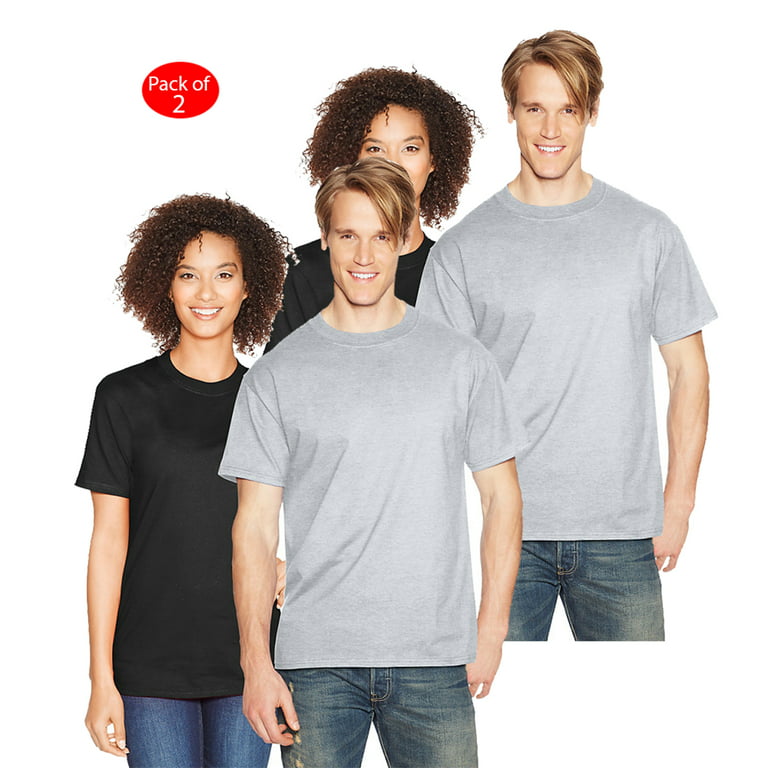 Hanes 5180 Unisex 6.1 Oz. Beefy-T T-Shirt, Pack Of 2