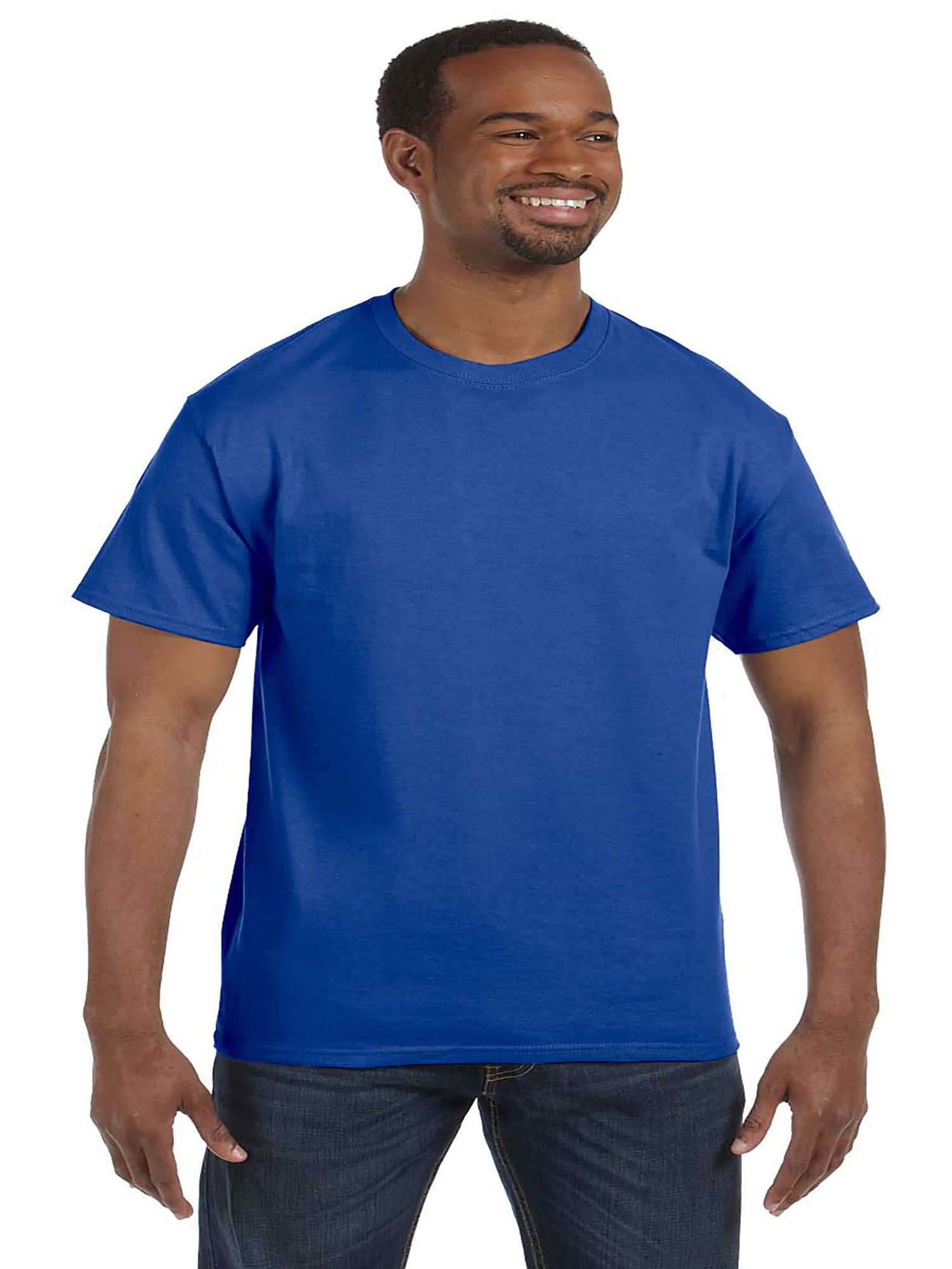 Hanes Men's Authentic-T Classic T-Shirt – Plain Casual Tee, Sizes S-2XL, 5250T