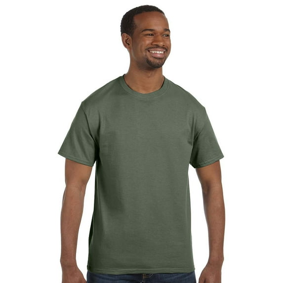 Hanes 5250T Tagless T-Shirt - Fatigue Green - X-Large