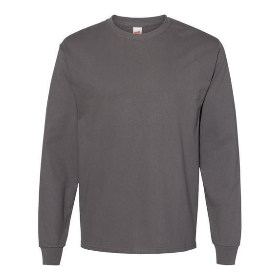Hanes 5286 Men's 5.2 oz. ComfortSoft Cotton Long-Sleeve T-Shirt