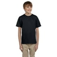 thumbnail image 1 of Hanes 5370 Boys Short Sleeve T-Shirt - Black - X-Small, 1 of 2