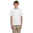 thumbnail image 1 of Hanes 5370 Boys Short Sleeve T-Shirt - White - X-Small, 1 of 2
