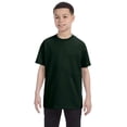thumbnail image 1 of Hanes 54500 Youth Tagless T-Shirt - Forest - X-Small, 1 of 2