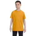 thumbnail image 1 of Hanes 54500 Youth Tagless T-Shirt - Gold - Small, 1 of 2