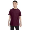 thumbnail image 1 of Hanes 54500 Youth Tagless T-Shirt - Maroon - Small, 1 of 2