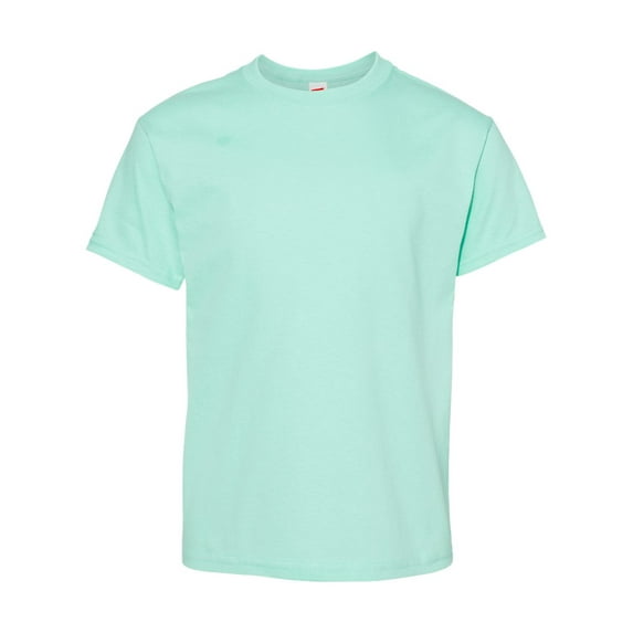 Hanes 5480 Youth Essential-T T-Shirt - Clean Mint - XL