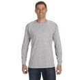 thumbnail image 1 of Hanes 5586 Men's Tagless Long Sleeve T-Shirt Light Steel Pack of 5 3XL, 1 of 1
