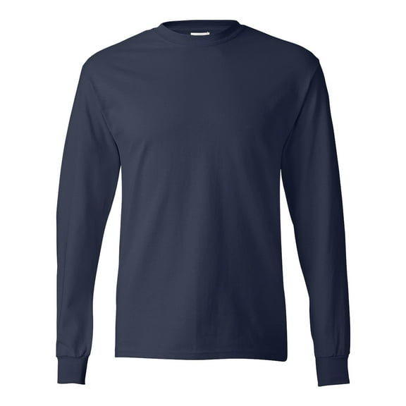 Hanes 5586 Unisex 6.1 oz. Tagless Long-Sleeve T-Shirt (2 PACK)