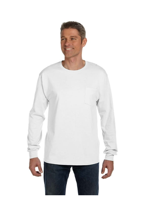 5596 Men'S 6.1 Oz. Long-Sleeve Pocket T-Shirt