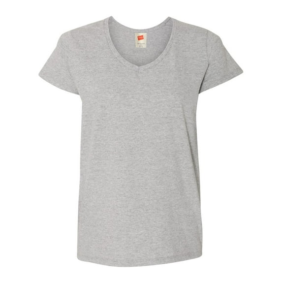 Hanes 5780 Ladies' 5.2 oz. Tagless V-Neck T-Shirt (2 PACK)