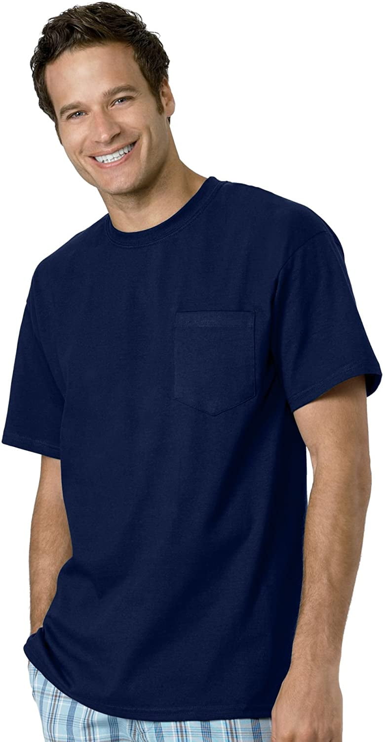Hanes 6.1 oz. Tagless ComfortSoft Pocket TShirt