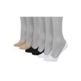 thumbnail image 1 of Hanes 6-Pack Ballerina Socks Womens Invisible Comfort Liner Cool Comfort Wicking, 1 of 5