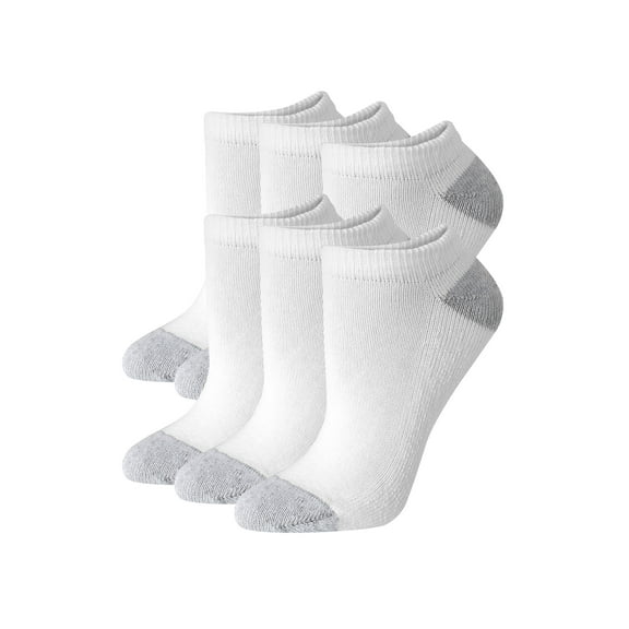 Hanes 6-Pack No Show Socks Women's   Breathable Wicking  Cool Comfort Sizes 8-12