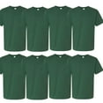 thumbnail image 1 of Hanes 8 Pack Men's Tee Undershirts Cotton, Moisture-Wicking Crew, 1 of 1
