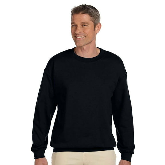 Hanes 9.7 Oz. Ultimate Cotton 90/10 Fleece Crew, Black, 3XL, Style, F260
