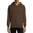 thumbnail image 1 of Hanes - Ultimate Cotton Full-Zip Hooded Sweatshirt - F280, Dark Chocolate, S, 1 of 5