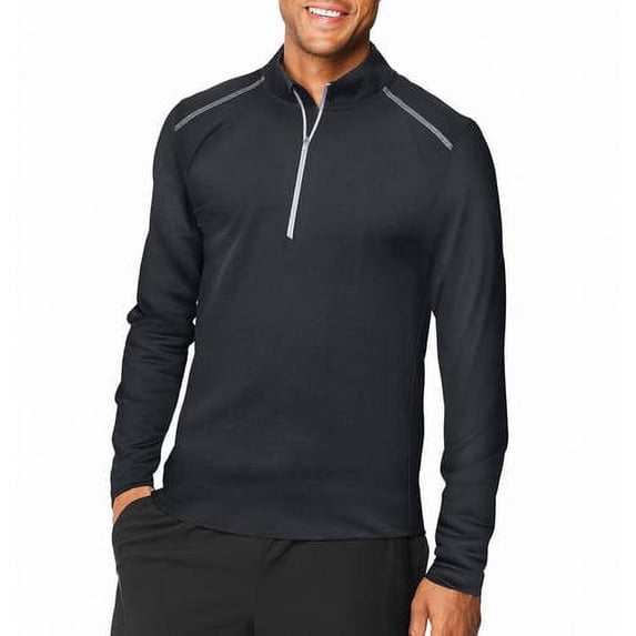 Hanes 90563753925 2XL Sport Mens Performance Quarter-Zip Sweatshirt, Stealth