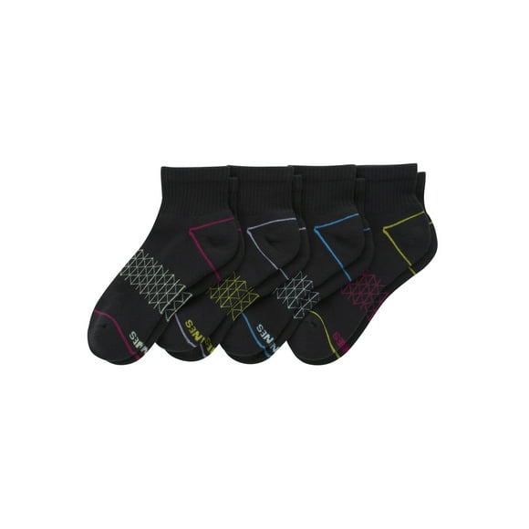 Hanes Absolute Comfort Women's Ankle Socks, 4-Pairs