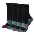 thumbnail image 1 of Crew Socks Pack, 4 Pairs, Absolute Comfort Crew Socks for Women, Value Pack, 1 of 7