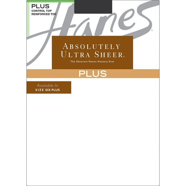 Hanes Absolutely Ultra Sheer Control Top Pantyhose with Reinforced Toe