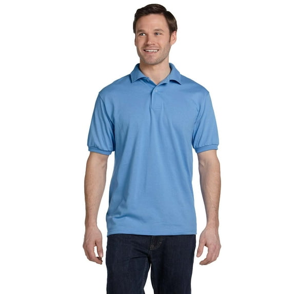 Hanes Adult 5.2 oz., 50/50 EcoSmart Jersey Knit Polo - 054