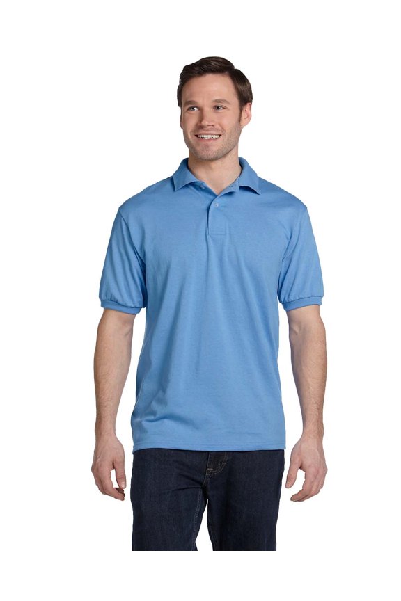 Adult 5.2 oz., 50/50 EcoSmart Jersey Knit Polo - 054