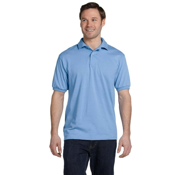 Hanes Adult 5.2 oz., 50/50 EcoSmart Jersey Knit Polo - 054