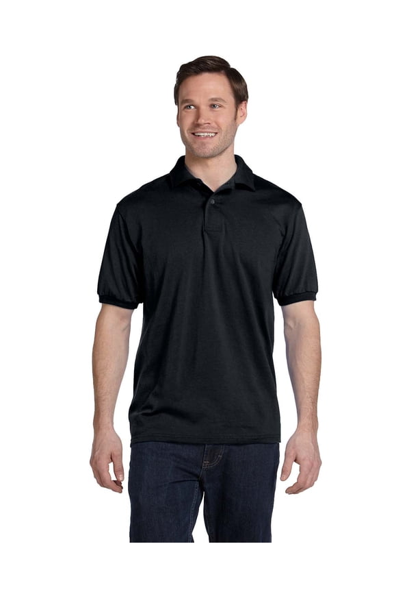 Adult 5.2 oz., 50/50 EcoSmart Jersey Knit Polo - 054