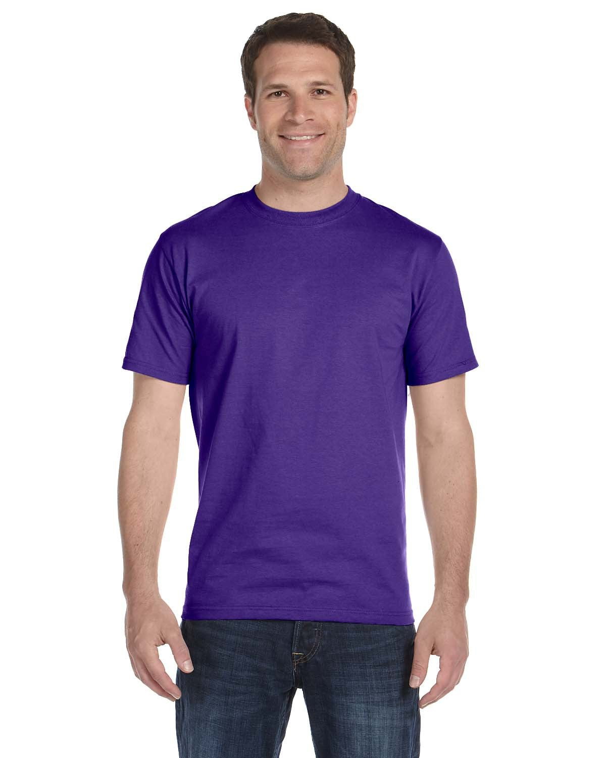 Hanes Adult 5.2 oz. ComfortSoft Cotton T-Shirt - 5280 - Walmart.com