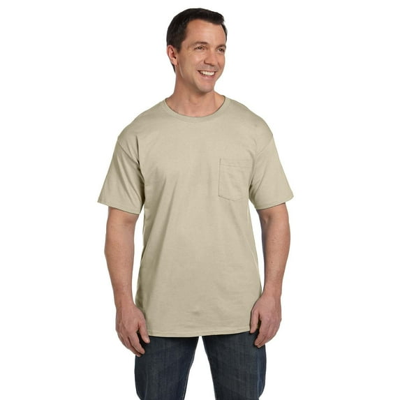 Hanes Adult 6.1 oz. Beefy-T with Pocket - 5190P