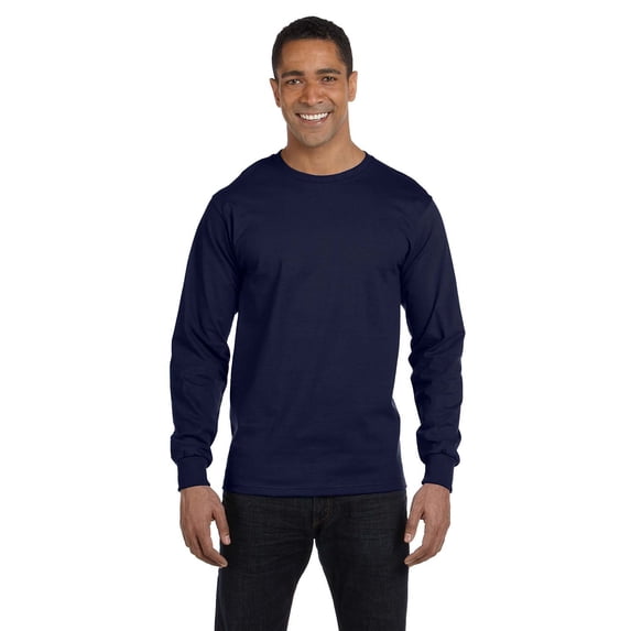 Hanes Adult 6.1 oz. Long-Sleeve Beefy-T - 5186