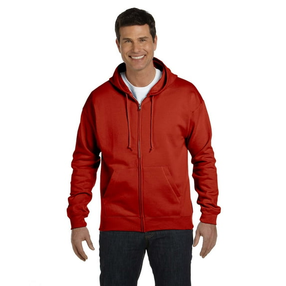Hanes Adult 7.8 oz. EcoSmart 50/50 Full-Zip Hood - P180