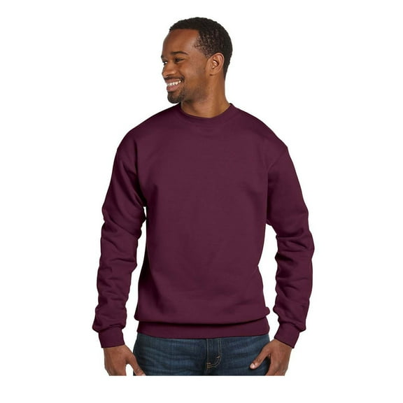 Hanes Adult Comfortblend Crewneck Rib-Knit Fleece Sweatshirt, Style P160
