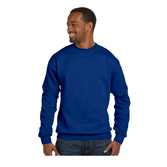 Hanes Adult Comfortblend Crewneck Rib-Knit Fleece Sweatshirt, Style P160