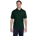 thumbnail image 1 of Hanes Adult Comfortblend Ecosmart Polo Jersey Shirt, Style 054X, 1 of 1