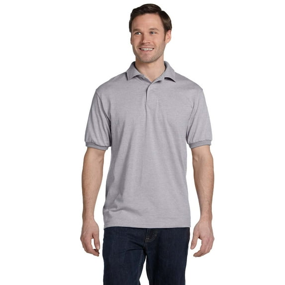 Hanes Adult Comfortblend Ecosmart Polo Jersey Shirt, Style 054X