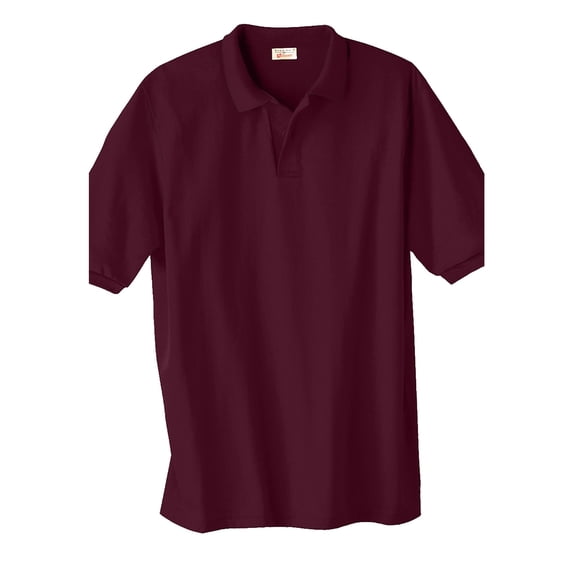 Hanes 54 Adult 50/50 Ecosmart-Jersey Knit Polo