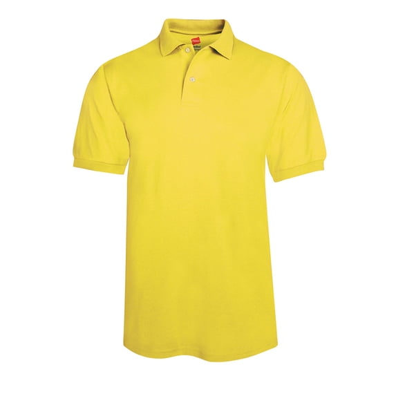 Hanes Adult Comfortblend Ecosmart Polo Jersey Shirt, Style 054X