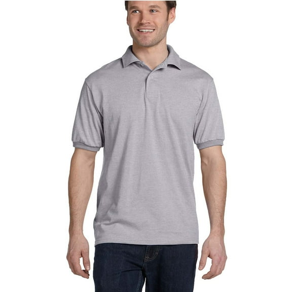 Hanes Adult Comfortblend Ecosmart Polo Jersey Shirt, Style 054X