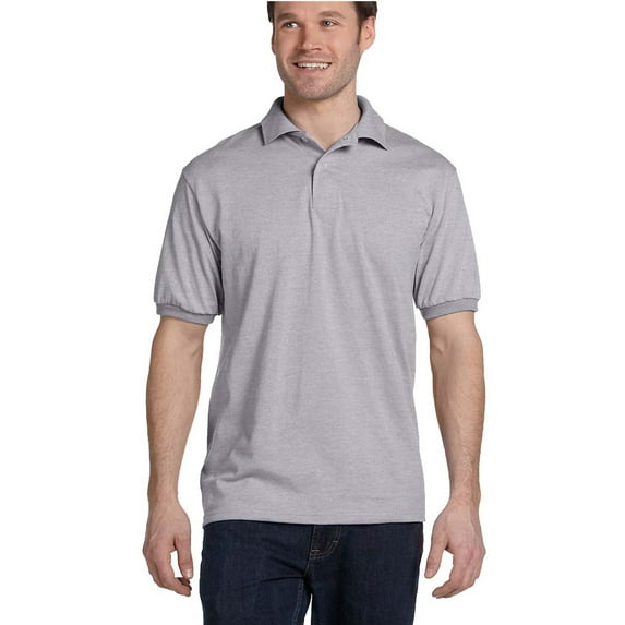 Hanes Adult Comfortblend Ecosmart Polo Jersey Shirt, Style 054X