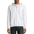 thumbnail image 1 of Hanes Men's and Big Men's Ecosmart Fleece Full Zip Hooded Jacket, up to Size 3XL, 1 of 3