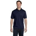 thumbnail image 1 of Hanes Adult Ecosmart Jersey Polo , 054 , Deep Royal , Large, 1 of 1