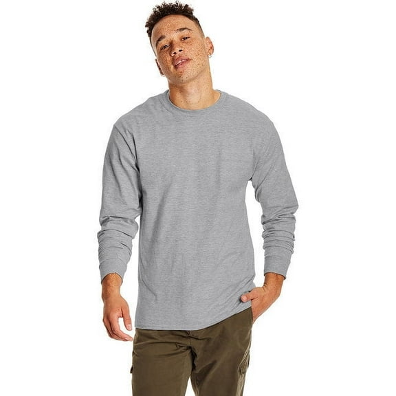 Hanes Adult Long-Sleeve Beefy-T - Comfortable Style